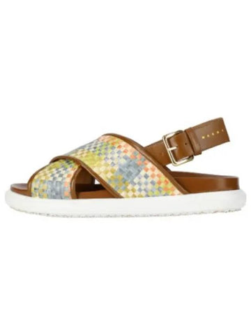 Fussbet Criss Cross Sandals Multi - MARNI - BALAAN 1