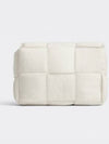 Padded Tech Mini Cassette Cross Bag White - BOTTEGA VENETA - BALAAN 5