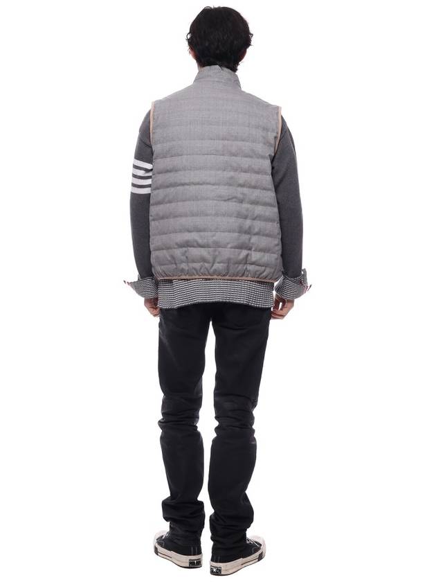 Zip Padded Vest Grey - BRUNELLO CUCINELLI - BALAAN 6