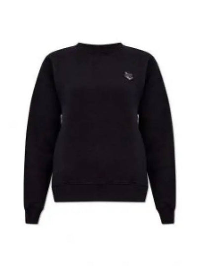 Bold Fox Head Patch Comfort Sweatshirt Black - MAISON KITSUNE - BALAAN 2