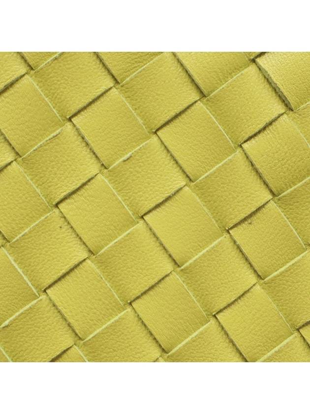 Kiwi color calfskin intrecciato weaving gold medal medium fold 2WAY - BOTTEGA VENETA - BALAAN 8