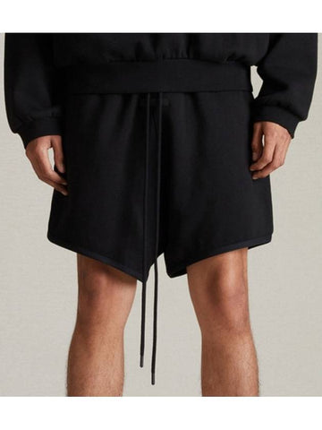 Sweat Shorts Running Jet Black - FEAR OF GOD ESSENTIALS - BALAAN 1