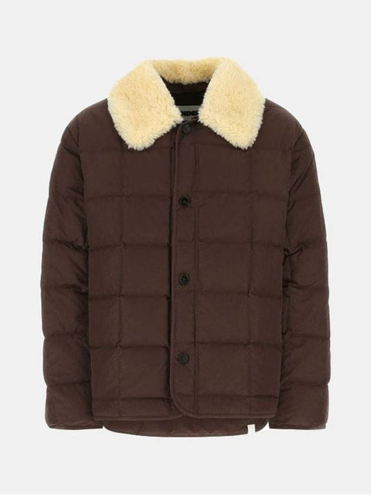 Men's Shearling Down Padded Brown - JIL SANDER - BALAAN 1