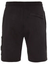 Fleece Bermuda Shorts Black - STONE ISLAND - BALAAN 3