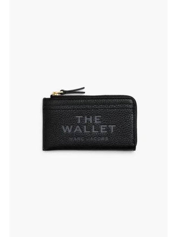 Leather The Top Zip Multi Wallet Black MBACA24005BKX - MARC JACOBS - BALAAN 1