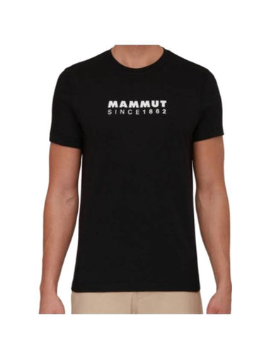 Core Logo Short Sleeve T-Shirt Black - MAMMUT - BALAAN 1