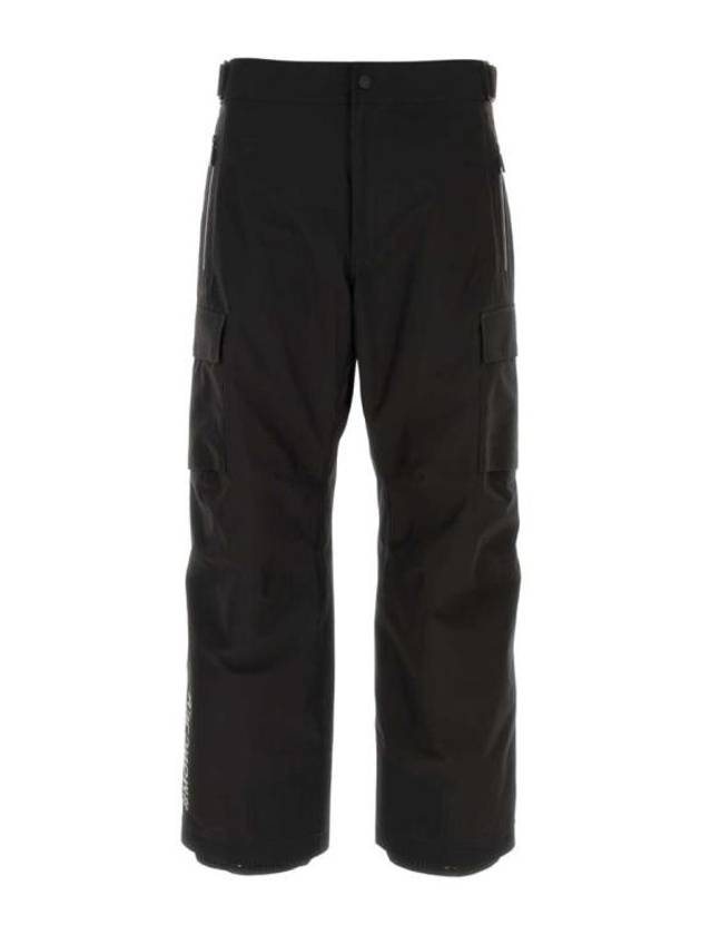 Grenoble Cargo Ski Straight Pants Black - MONCLER - BALAAN 1