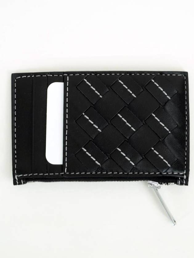 Credit Card Holder Wallet Black 755985V3KI4 - BOTTEGA VENETA - BALAAN 5