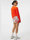 Women s Zahara Long Sleeve Golf Polo Tangerine Tango GWJT09185 G016 - J.LINDEBERG - BALAAN 4