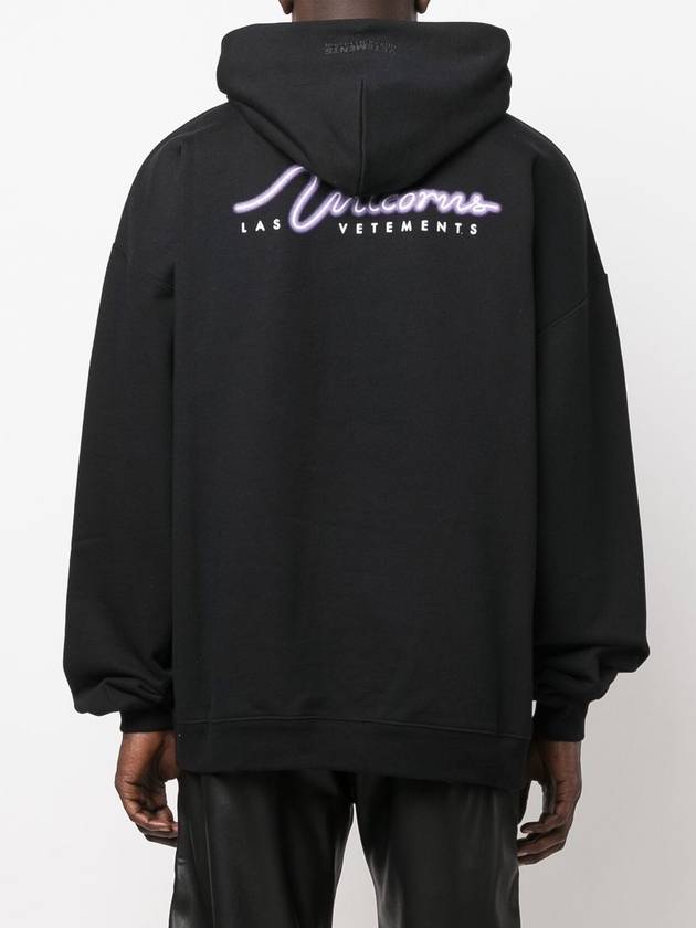 Multi Dolphin Logo Hoodie Black - VETEMENTS - BALAAN 7