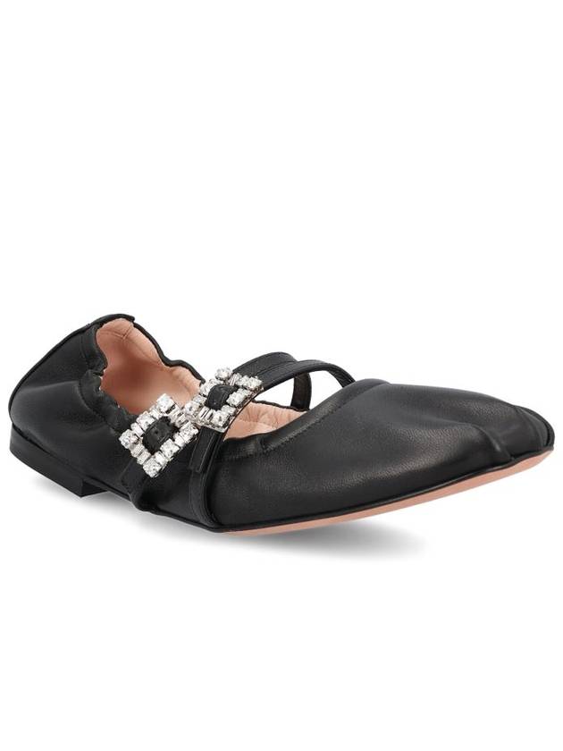 Mary Janes Leather Flat Black - ROGER VIVIER - BALAAN 3