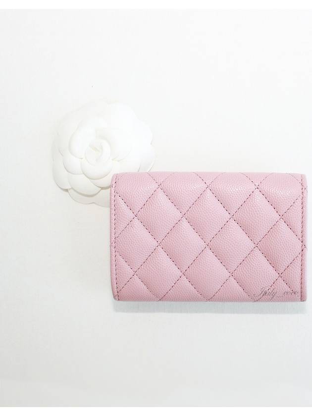 Classic snap card wallet pink - CHANEL - BALAAN 4