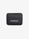 Cash Logo 2 Fold Card Wallet Black - BALENCIAGA - BALAAN 3