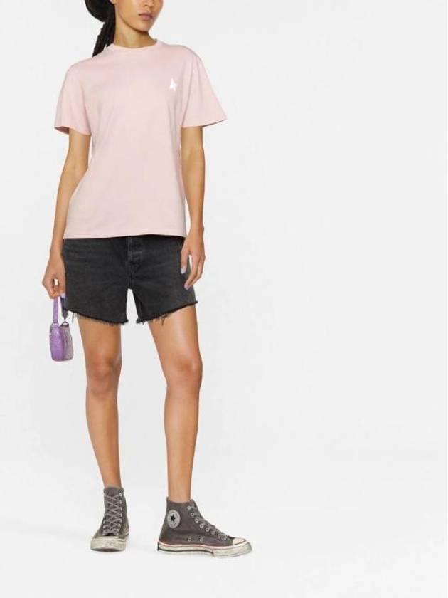 Black Star Collection Short Sleeve T-Shirt Pink - GOLDEN GOOSE - BALAAN 3