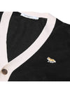 Baby Fox Bicolor Classic Cardigan Black - MAISON KITSUNE - BALAAN 5