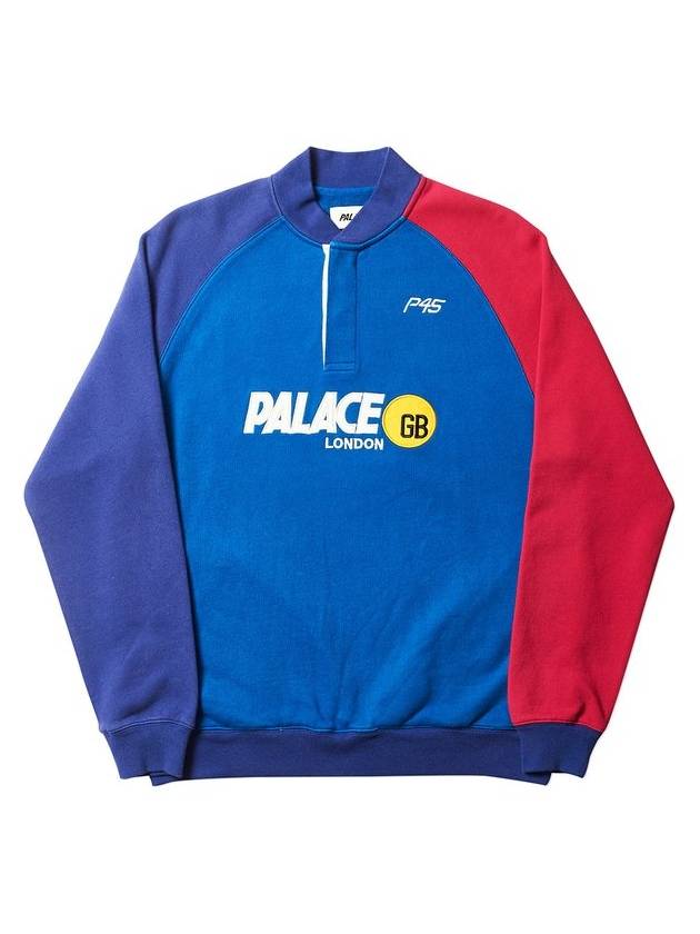 18FW P45 GB Sweat Shirt Blue P45 GB Sweat Shirt Blue - PALACE - BALAAN 1