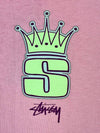 King S Short Sleeve T-Shirt Lemonade Pink - STUSSY - BALAAN 9