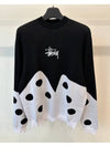 AU Australia Dice Knit Sweater ST0M0462 Black MENS S M L - STUSSY - BALAAN 1