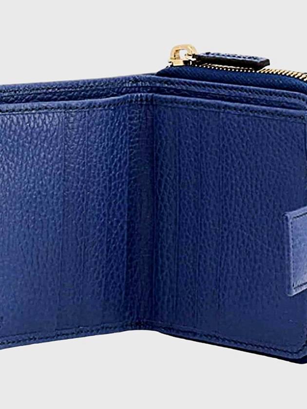 GG Canvas Women s Zipper Half Wallet Blue 346056 - GUCCI - BALAAN 4