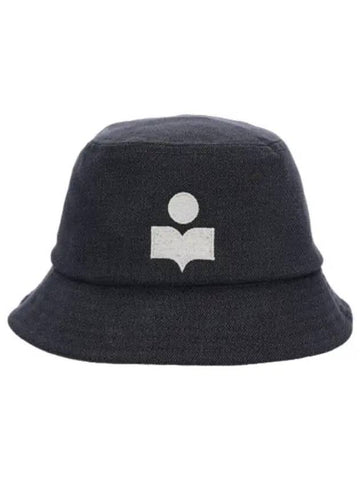 logo bucket hat gray - ISABEL MARANT - BALAAN 1