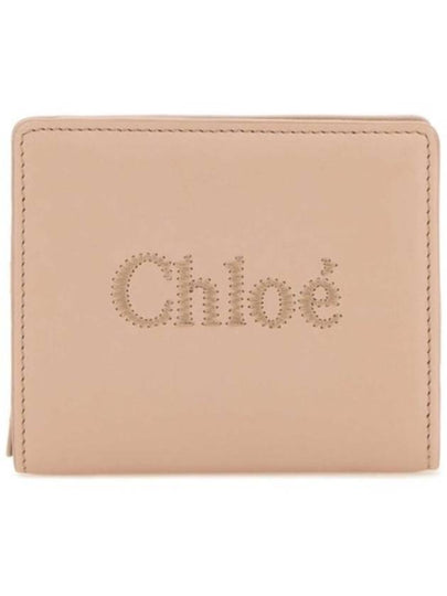 Sense Soft Leather Half Wallet Pink - CHLOE - BALAAN 2