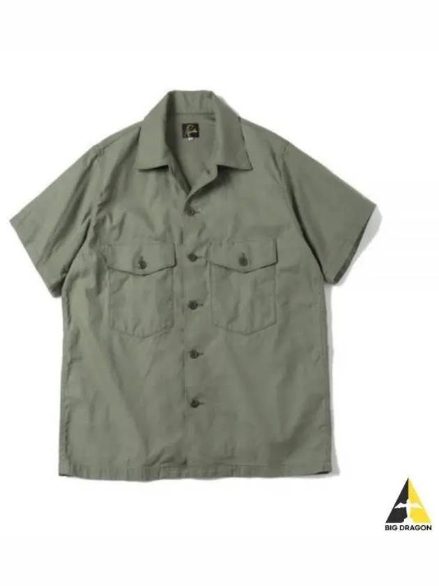 SS Fatigue Shirt Olive OT215 Short Sleeve - NEEDLES - BALAAN 1