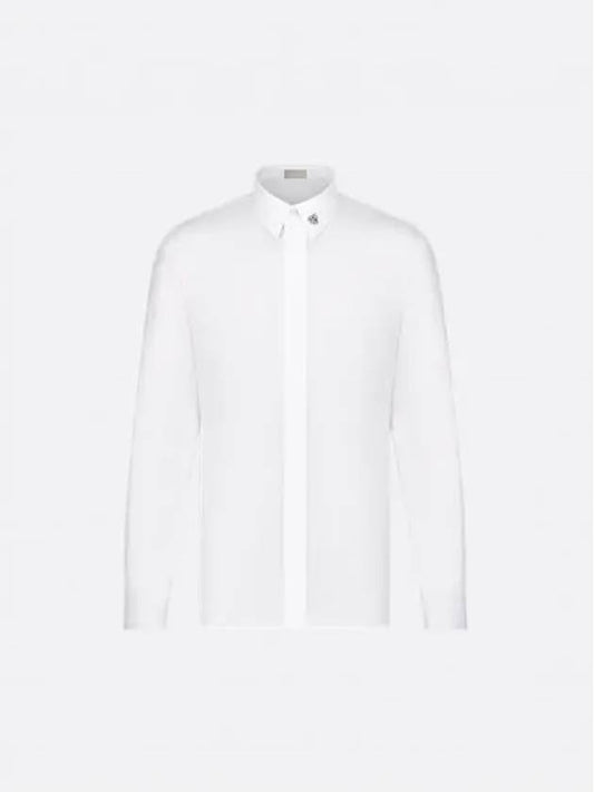 Bee Jewel Long Sleeve Shirt White - DIOR - BALAAN 2