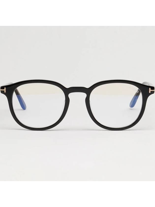 Eyewear Round Horn-rimmed Eyeglasses Black - TOM FORD - BALAAN 4