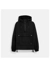 Half zip pullover jacket CS123 BLK - COACH - BALAAN 1