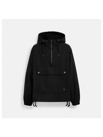 Half zip pullover jacket CS123 BLK - COACH - BALAAN 1