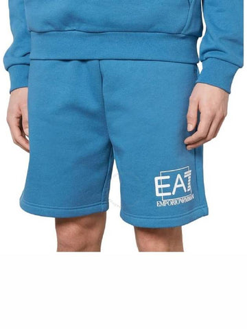 Emporio Armani EA7 Train Logo Bermuda Shorts, Size Medium - EMPORIO ARMANI - BALAAN 1