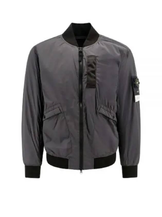 Skin Touch Nylon TC Primaloft Bomber Jacket Charcoal - STONE ISLAND - BALAAN 2