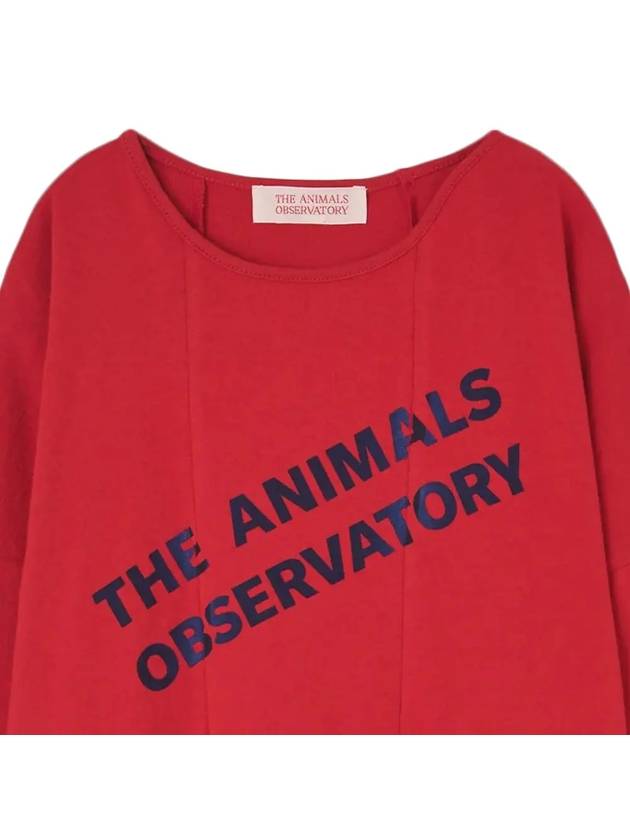 Kids Logo One Piece Red F24028 185EN - THE ANIMALS OBSERVATORY - BALAAN 4