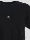 Shadow Project Logo Short Sleeve T-Shirt Black - STONE ISLAND - BALAAN 4