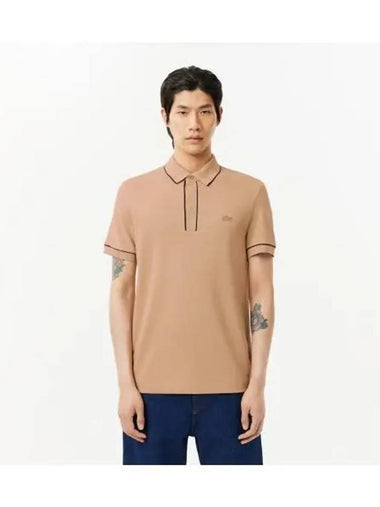 Men s Smart Paris Polo Beige - LACOSTE - BALAAN 1