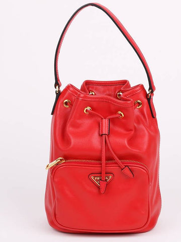 Duet small red bucket cross bag 1BH038 - PRADA - BALAAN 1