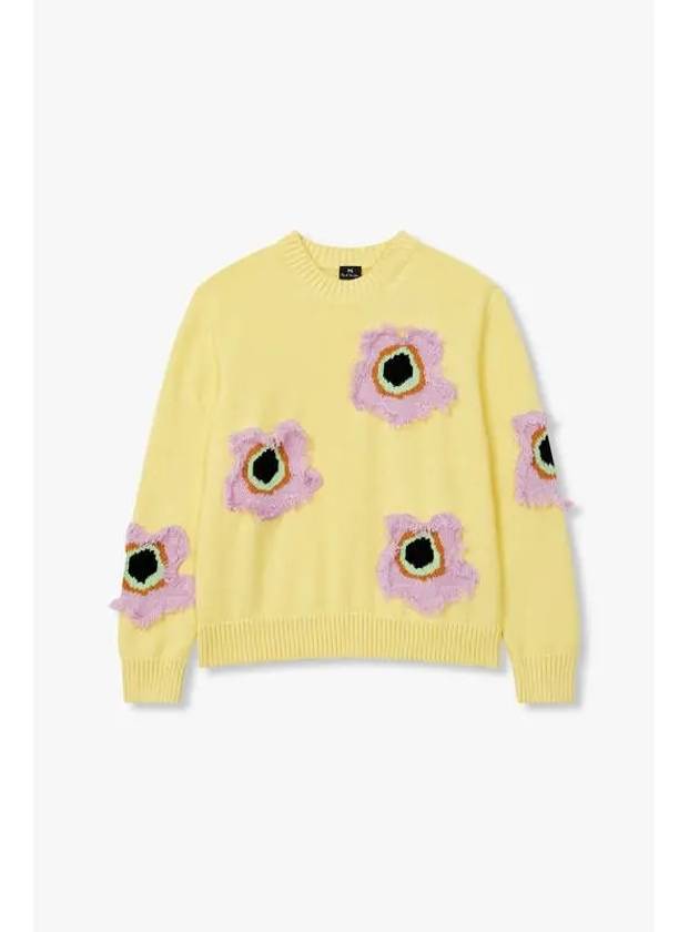 30 9 29 PS Women s Floral Point Cotton Knit Yellow - PAUL SMITH - BALAAN 1