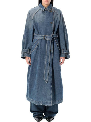 BREKKA DENIM TRENCH - ISABEL MARANT - BALAAN 1