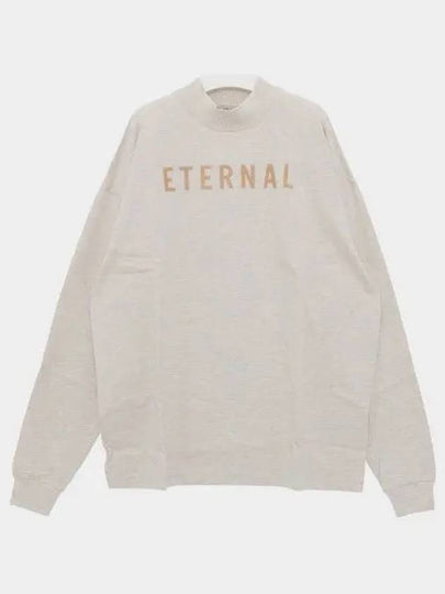 Eternal Crew Neck Cotton Long Sleeve T-Shirt Oatmeal - FEAR OF GOD - BALAAN 2