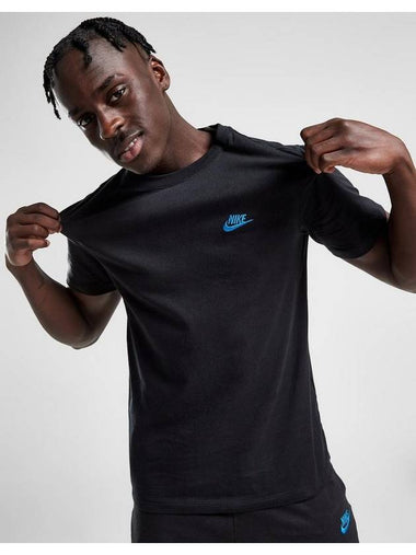 Sportswear Club Short Sleeve T-Shirt Black - NIKE - BALAAN 1