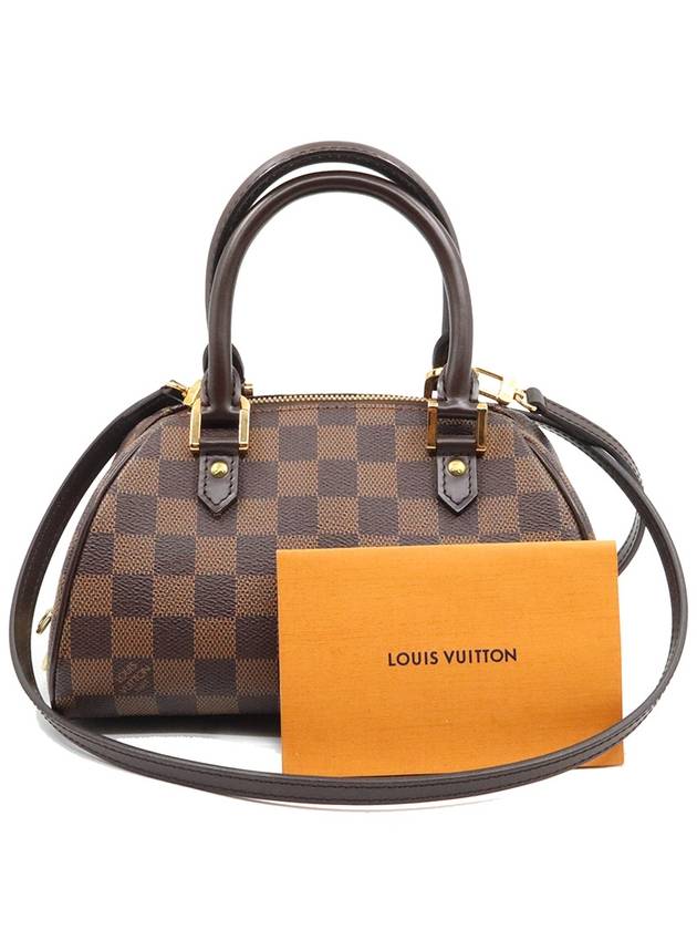 Women s Louis Vuitton N41436 Damier Ebene Canvas Rivera Mini Tote Bag gt Gangbuk used luxury goods - LOUIS VUITTON - BALAAN 3