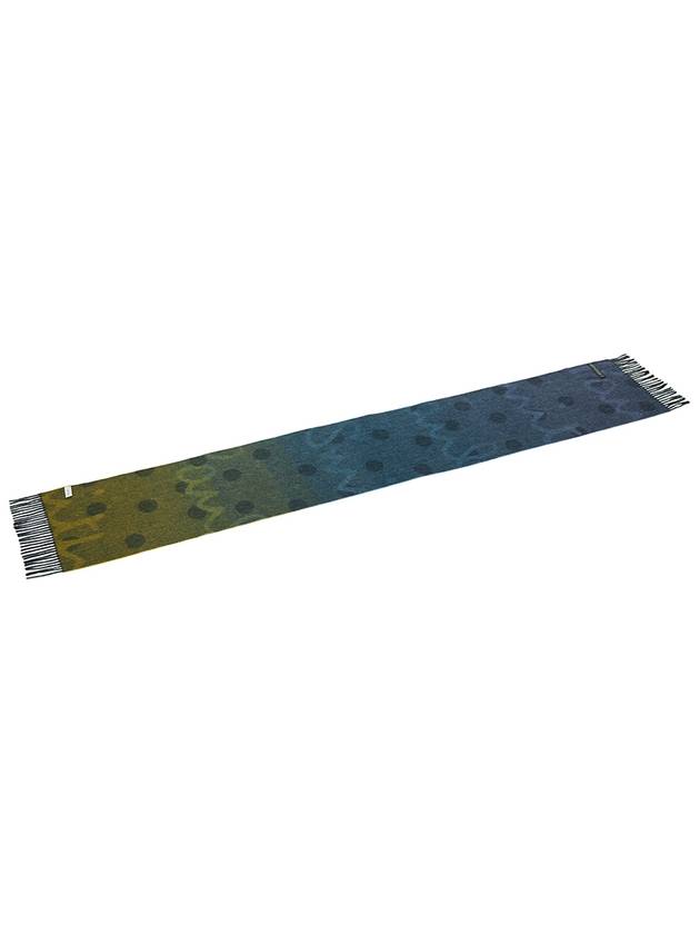 Gradient Effect Scarf Blue - PAUL SMITH - BALAAN 6