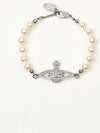 Mini Bath Relief Pearl Bracelet Silver Women s - VIVIENNE WESTWOOD - BALAAN 1