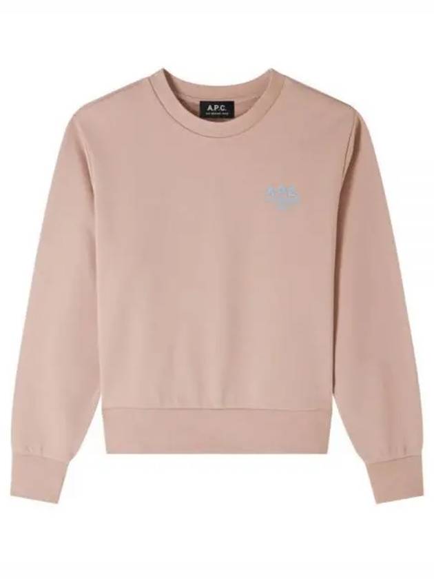 Rue Madame Cotton Sweatshirt Pink - A.P.C. - BALAAN 2