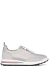 Men's Heavy Athletic Mesh Tech Runner Low Top Sneakers Grey - THOM BROWNE - BALAAN 2