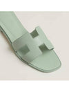 Oran Calfskin Sandals Vert - HERMES - BALAAN 5