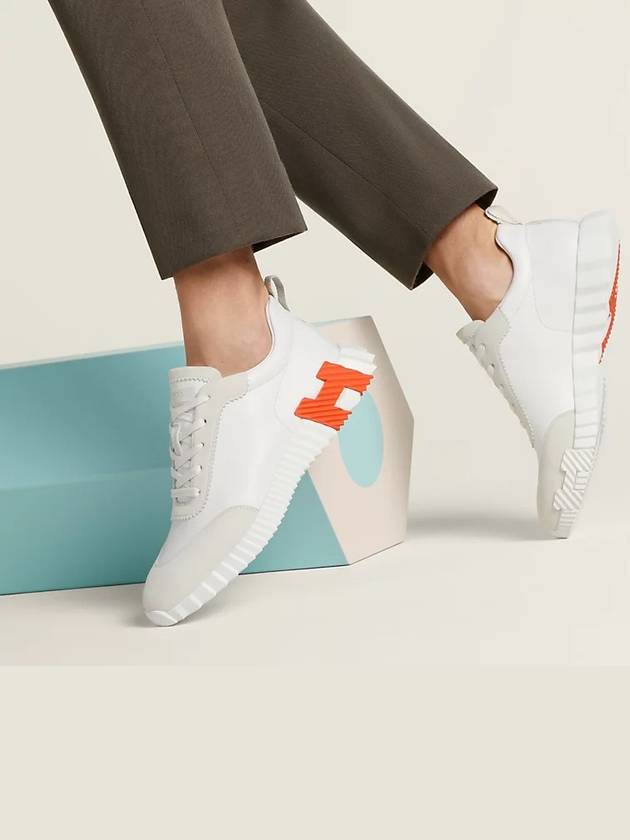 Bouncing Low Top Sneakers Blanc - HERMES - BALAAN 7