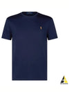 Embroidered Logo Pony Short Sleeve T-Shirt Navy - POLO RALPH LAUREN - BALAAN 2