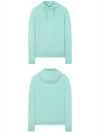 Men's Marina Logo Cotton Hoodie Mint - STONE ISLAND - BALAAN 6