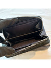 Embossed Logo Saffiano Leather Coin Purse Black - PRADA - BALAAN 5